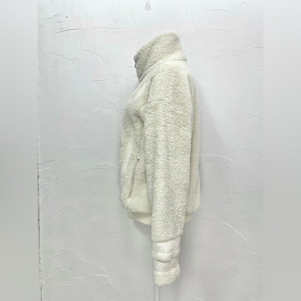 Athleta Willow Fleece Sherpa Bomber Jacket - Picture 7 of 15